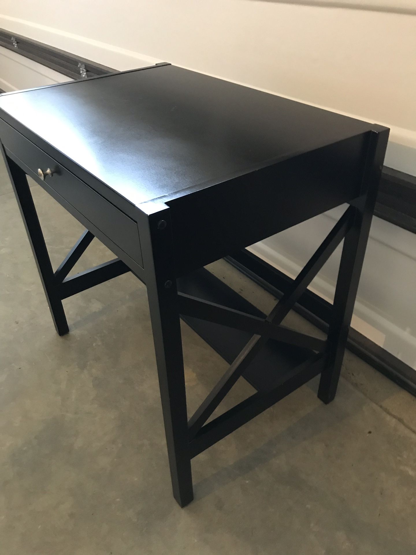 Desk - writing desk, 1 drawer, Black