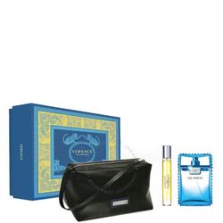 VERSACE - VERSACE EAU FRAICHE 3PC SET ( 3.4 EDT + 0.3 EDT + POUCH FOR MEN ) ( M )