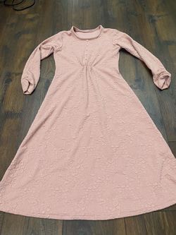 Women’s pink dress size small handmade #16