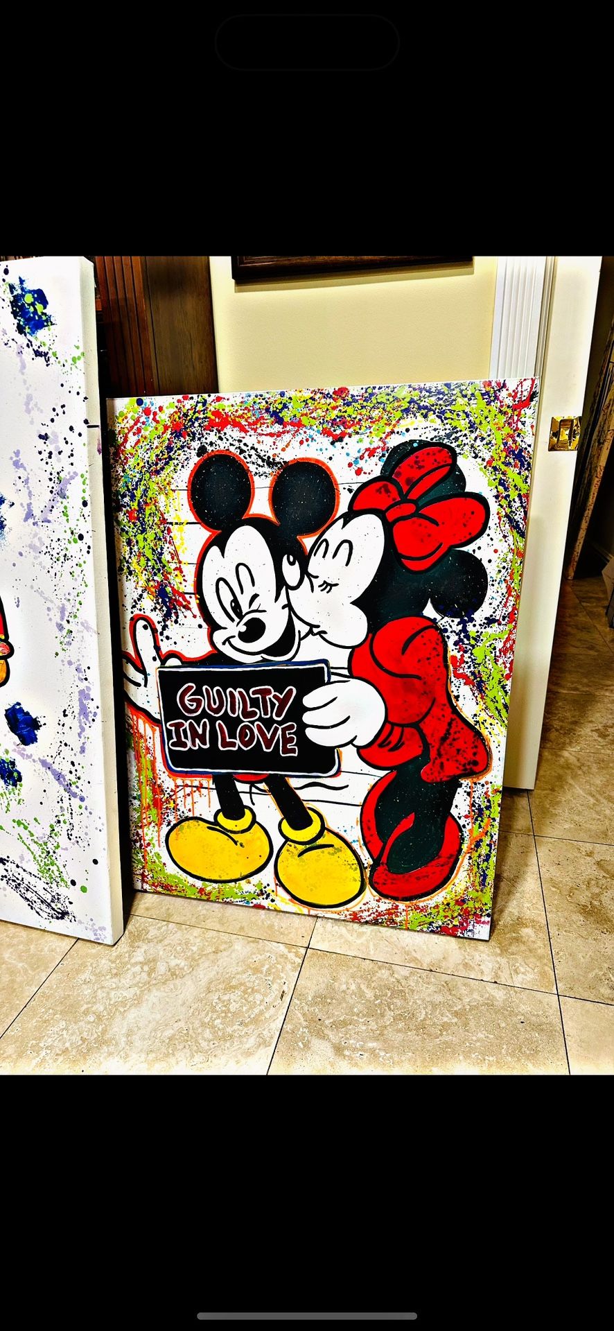 Mickey Mouse 30x40 Painting 