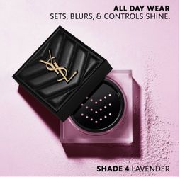 YSL All Hours Hyper Blur Classic Multi Use Loose POWDER  04 Lavender 35oz/10g