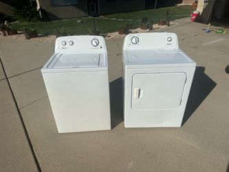 Amanda washer and electric dryer