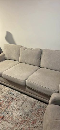 Beige Sofa and two matching Electric Recliners