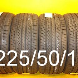 2 New Tires For Sale 225/50/17 We Service Motorcycle Tires