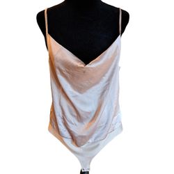 NWT Size Large 
Sincerly Jules champagne color bodysuit