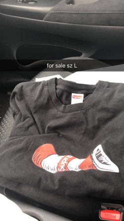 supreme cat in the hat tee