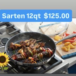 Nuevo Sarten Antiaderente De 12” Prepara Carnes Huevos Pollo Especial $125.00 Princess House Ventas Finales 