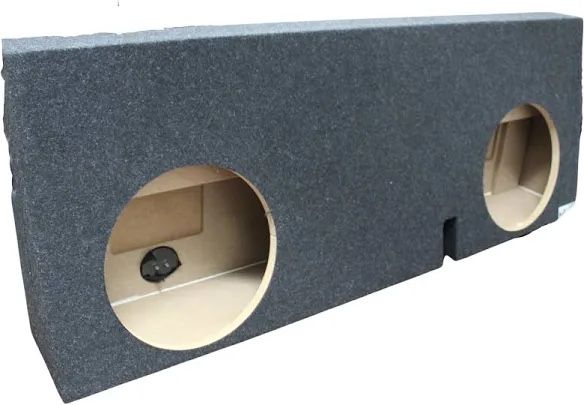 Dual Sealed Sub Box Fits 05-23 Toyota Tacoma Double-Cab