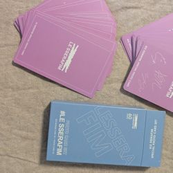 LE SSERAFIM Special Photo Card Set Non-Sport Trading Card Lot 60 Cards