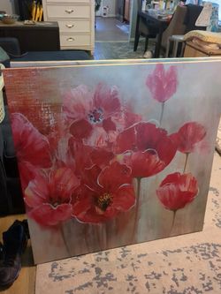 Large printed canvas art $25
