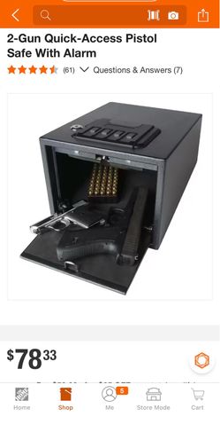 Magnum quick access pistol/gun safe