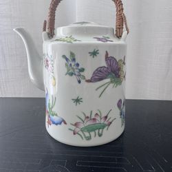 Vintage Saks Fifth Avenue Chinese Floral Teapot – Hong Kong 