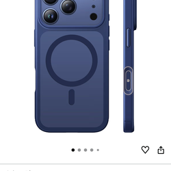 TAURI for iPhone 17 Pro Case, Compatible with MagSafe, (Full Camera Protection) Camera Control Cover Solid-Color Matte Magnetic Phone Case for 17 Pro 