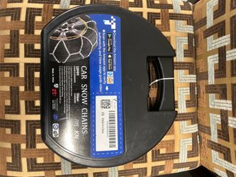 KN120 12mm Steel Snow Tire Chains w/ Carrying Case – Multiple Tire Sizes