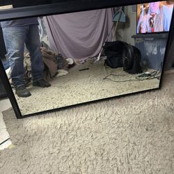 Beautiful Mirror With Black Trim 