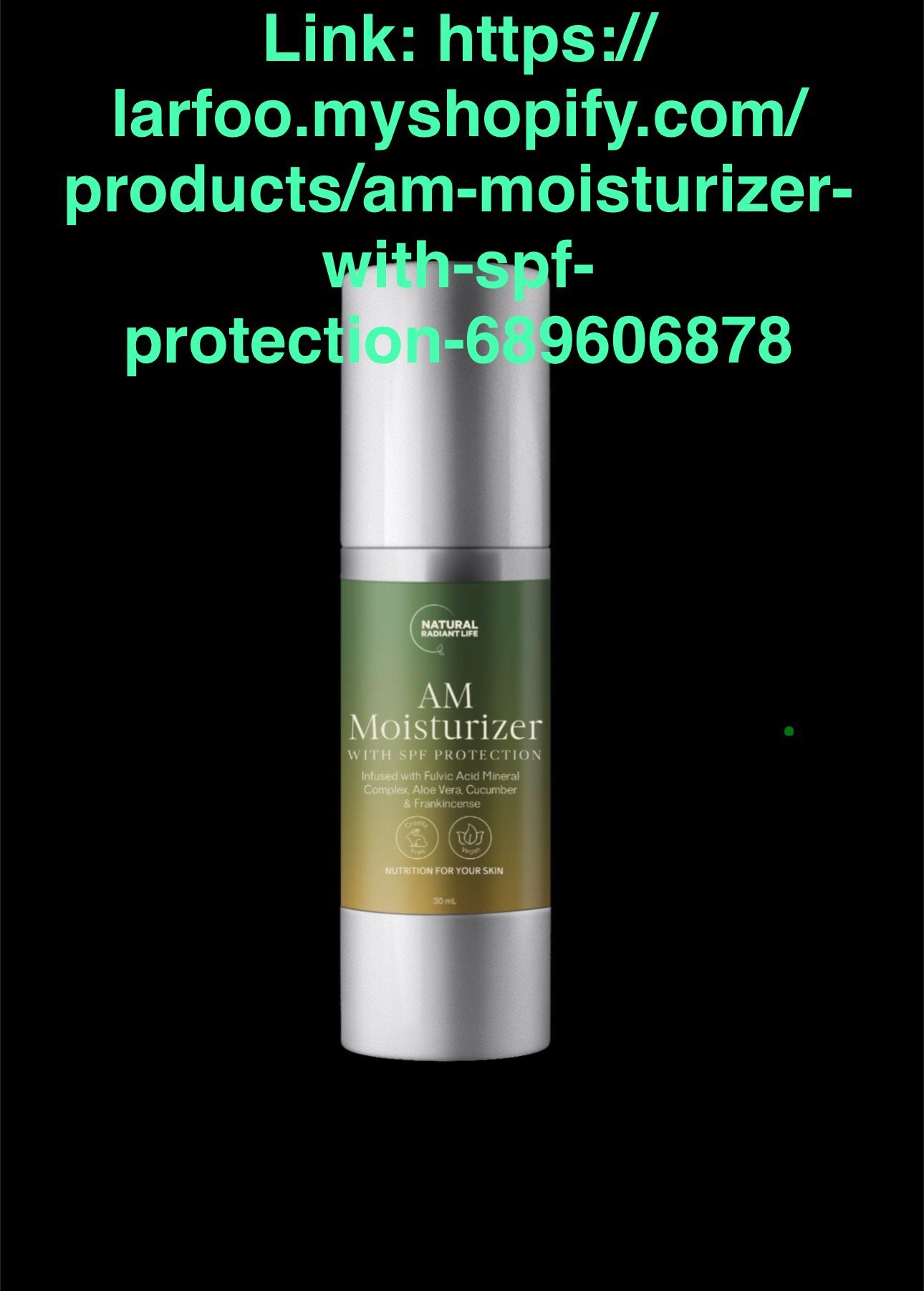 Daily Anti-Aging Face Moisturizer with Sunscreen - AM Moisturizer