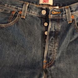 Men's Levi 501 Jeans Buttenfly Denim