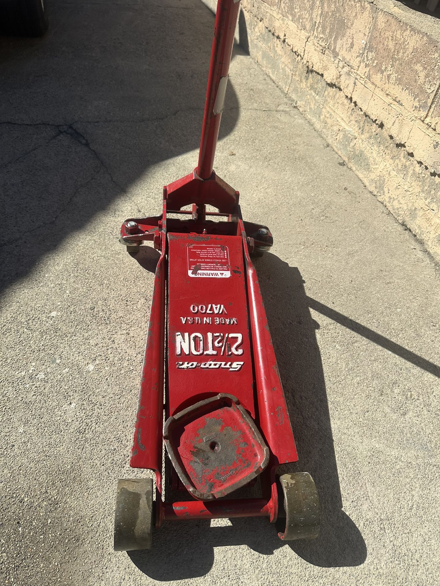 Snap On 2 1/2 Ton Jack