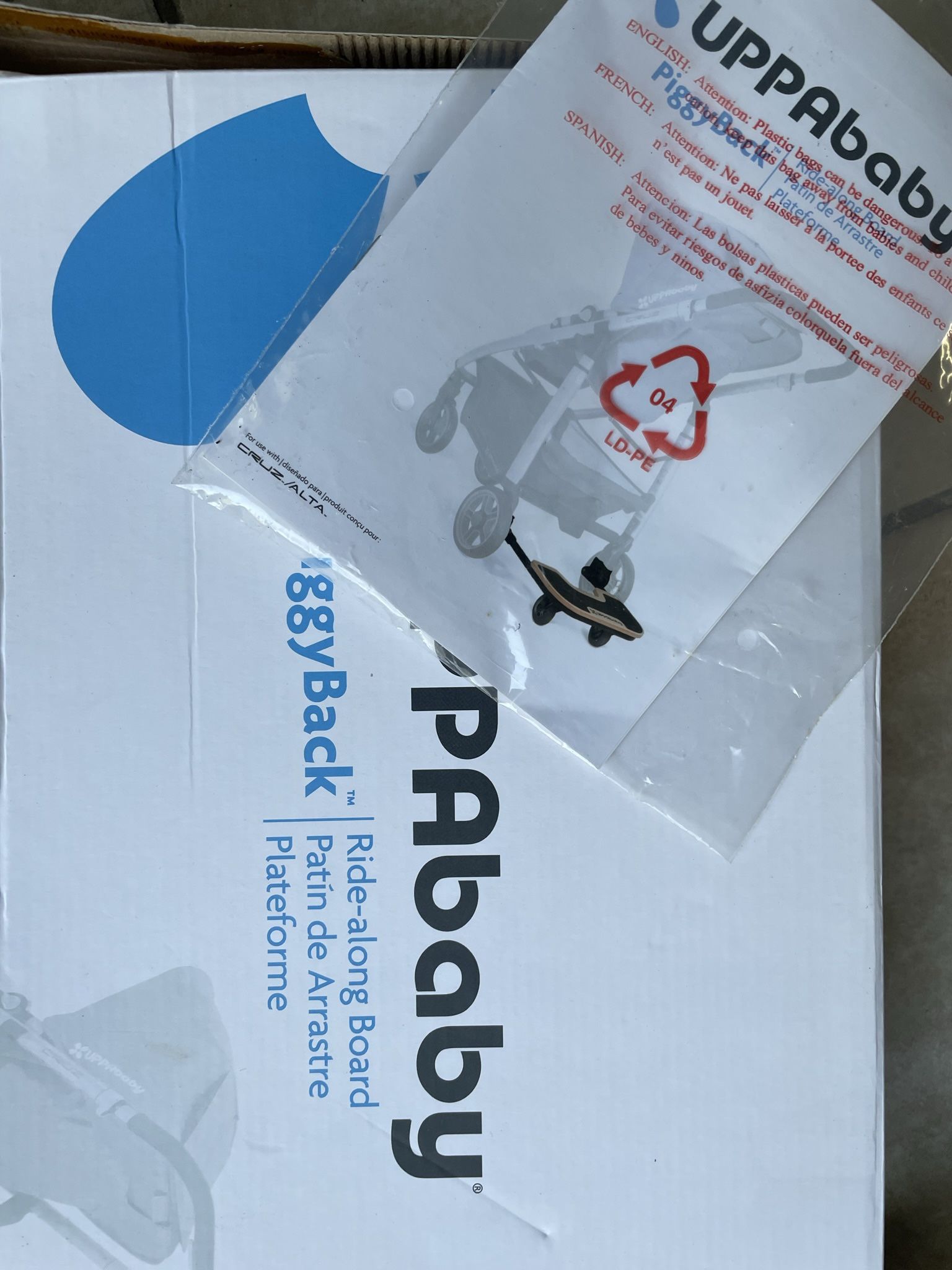 Uppababy cruz Piggyback