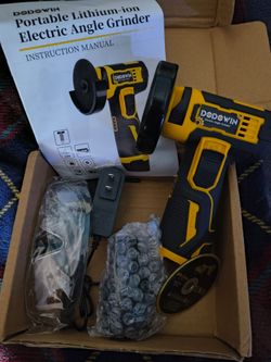 Rechargable angle grinder