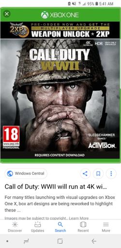 Xbox one call of duty ww2