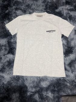 Light oatmeal L essentials hoodie
