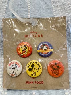 Disney buttons by Junk Food