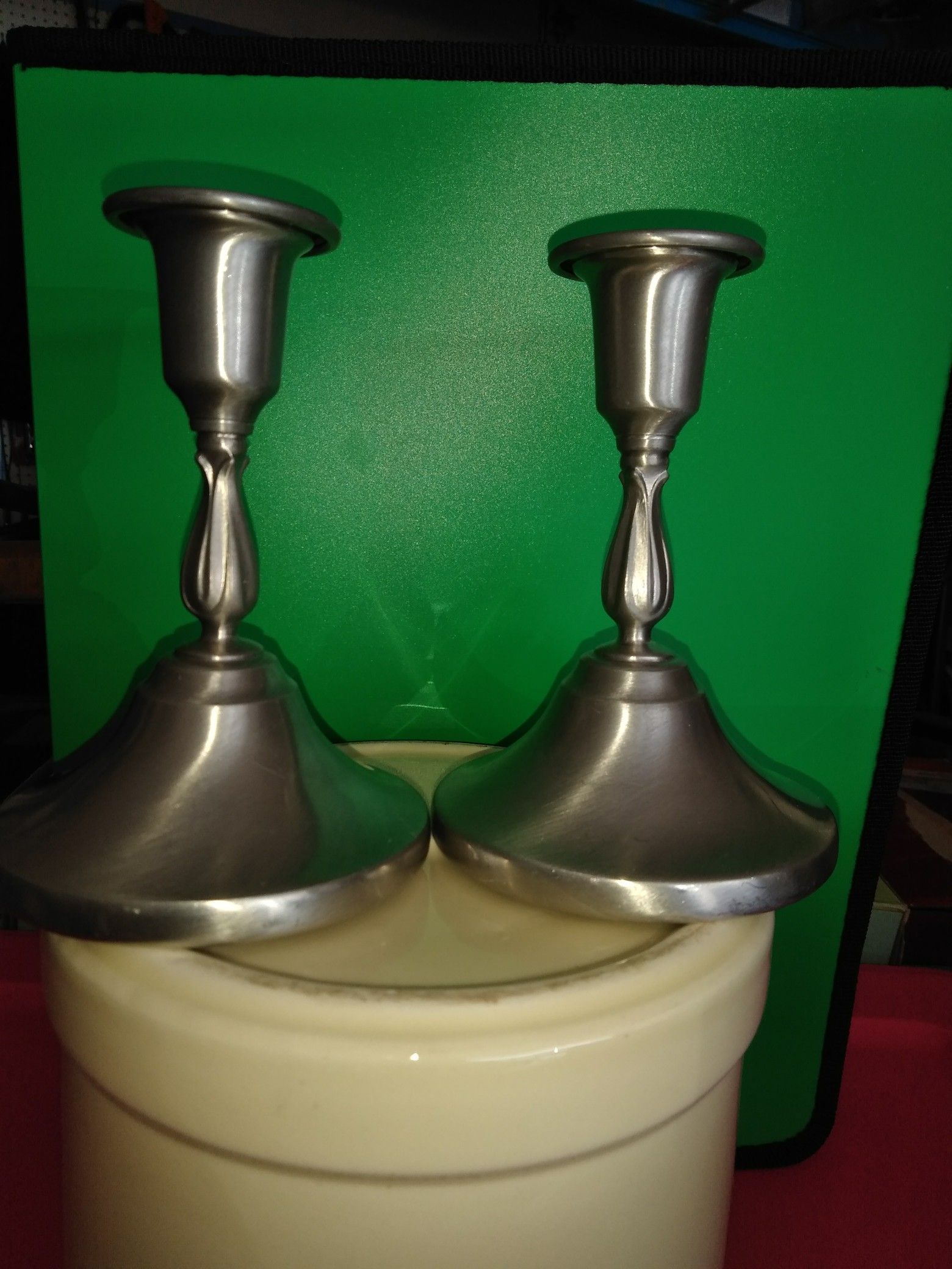 Antique Preisner candle holders