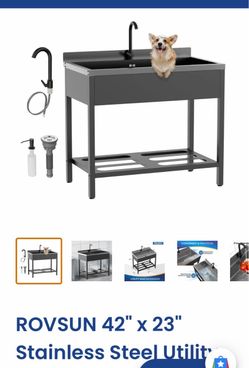 Commercial sink 42 inch