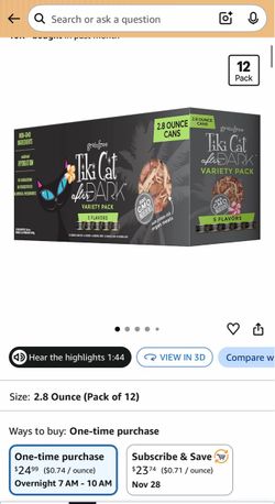Tiki Cat After Dark Variety Pack 12-Pack