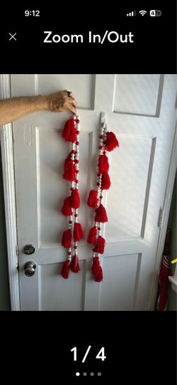 Christmas Wood Garland (set of 2)