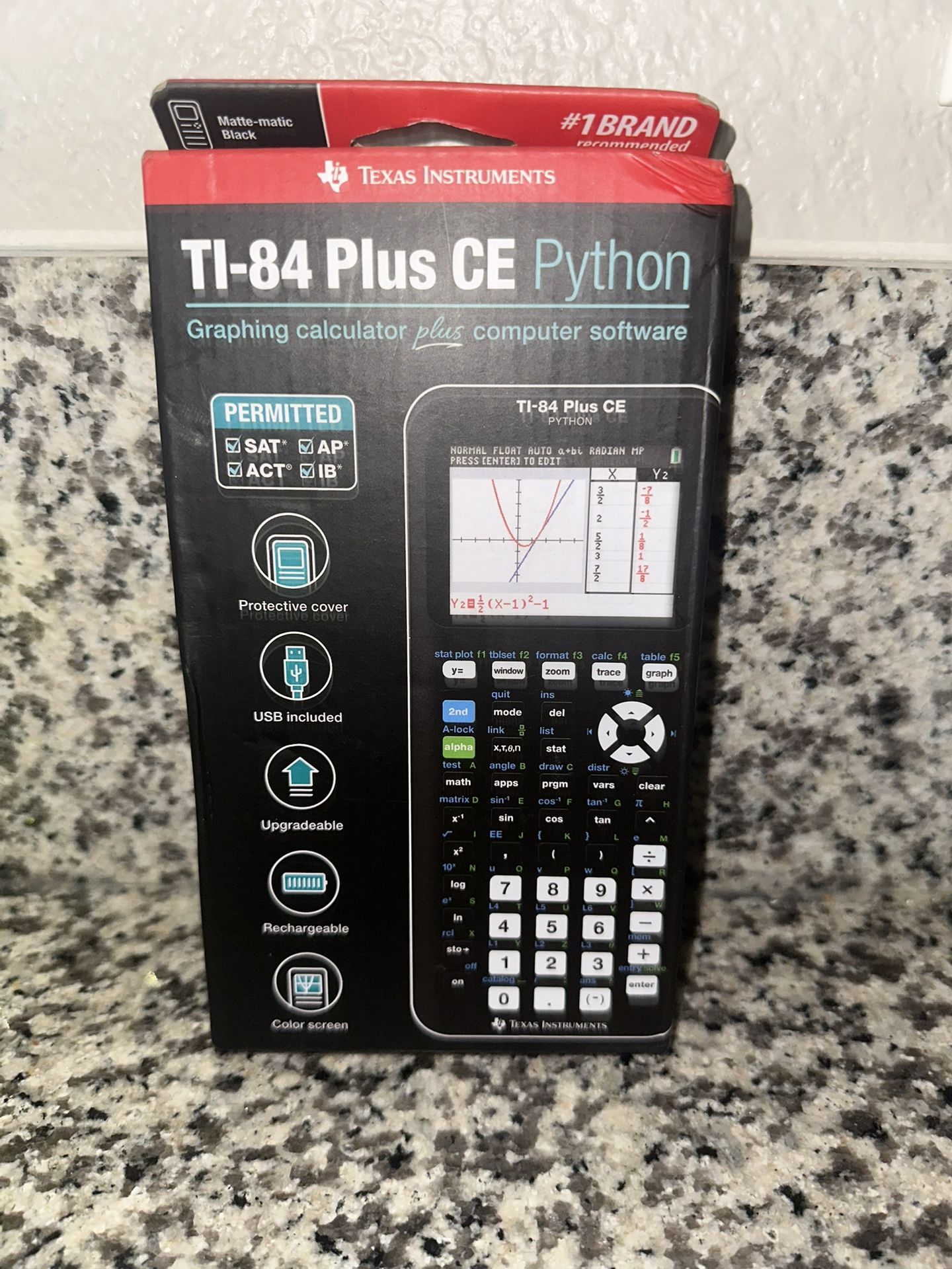 Texas Instruments TI 84 Plus CE Python Scientific Graphing Calculator