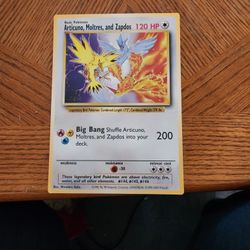 Pokemon Card Articuno, Moltres & Zapdos Not For Play Use Jumbo Promo for  Sale in Homer Glen, IL - OfferUp