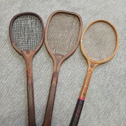 vintage tennis rackets