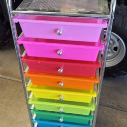 10 Drawer Rolling Cart $25 Gilbert And Ray Rd. Check All Pics And Offers.