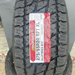 275/55/20 New set Of AT tires Installed 