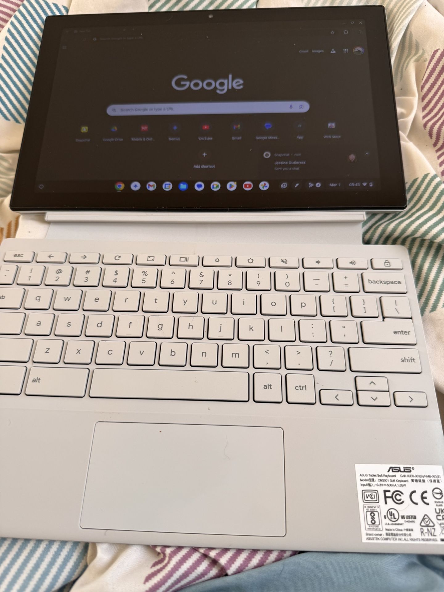 Chromebook Os With Detachable Keyboard