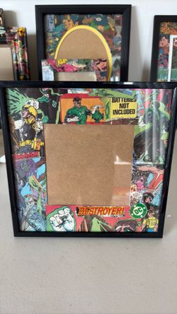 Green Lantern Vintage comic Matted Frame