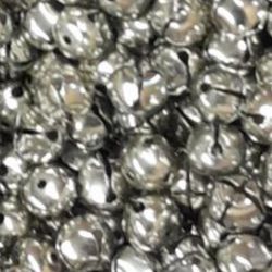 Silver Colored Jingle bells 3/4 Inch - QTY Approx 3000