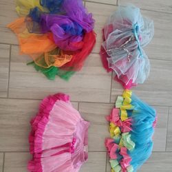 Girls Size 6 Dress Up Tutu Skirts