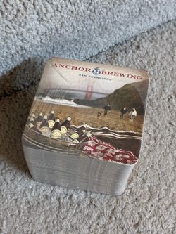 50 beer coasters Anchor Brewing SEALED