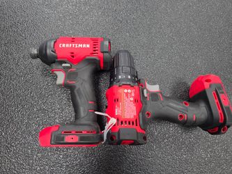 Craftsman 2-PC Combo Set with Bag, Battery and Charger. ASK FOR RYAN.