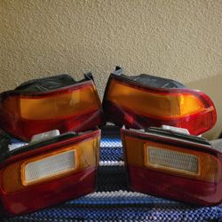 1992-93 OEM Honda Civic Rear Taillight Lenses No Cracks/chips Excellent Condition 