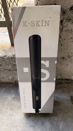 K-SKIN 2-in-1 Hair Styling Wand – Black Hair Straightener