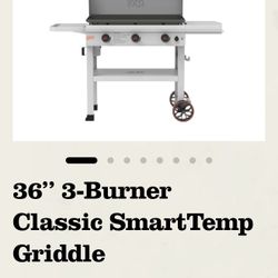 36” 3-Burner Classic SmartTemp Griddle