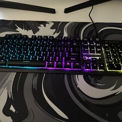 NPET RGB Backlit Gaming Keyboard - Wired USB - Water Resistant & Ergonomic