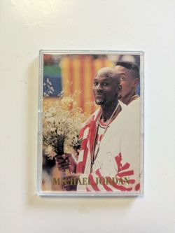MICHAEL JORDAN & MAGIC JOHNSON USA 1992 GOLD MEDAL WINNER BARCELONA  SPAIN