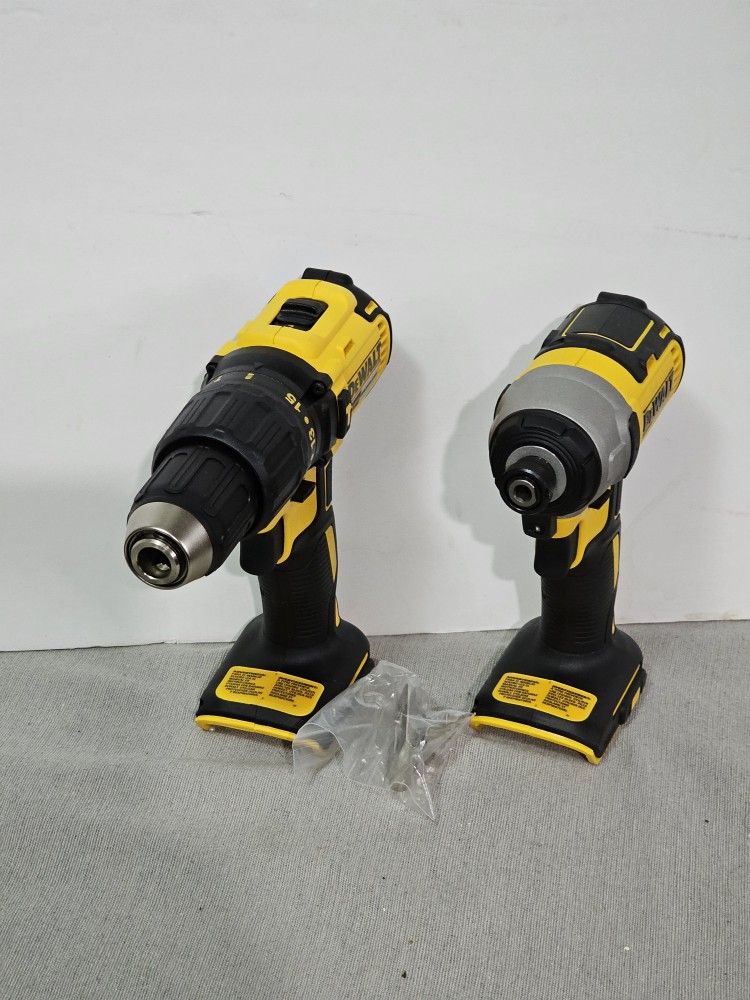 Dewalt 20-Volt Brushless Hammer Drill AND Impact Driver Brand New Tool Only 