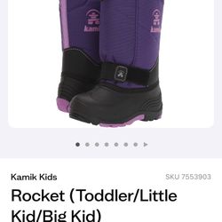 Big Kids Snow Boot Sz 7