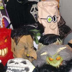 Halloween Costumes and Decorations, hundreds of items